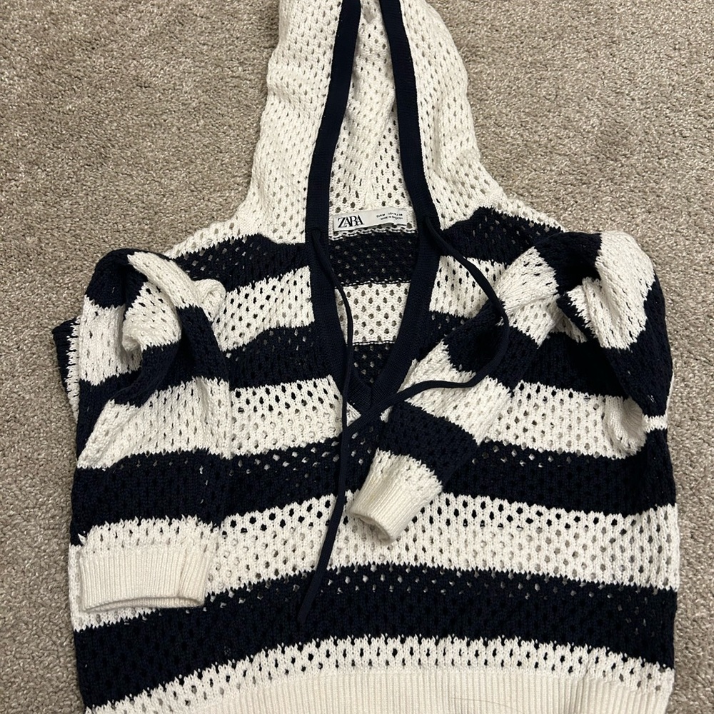 Zara Striped Hoodie